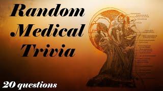 Random Medical Trivia - 20 Questions - All about the Human Body {ROAD TRIpVIA- ep:31]