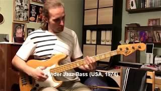 Fender jazz bass 1978 vs 1974