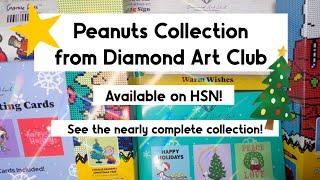 Peanuts Holiday Collection from Diamond Art Club- available on HSN! #diamondpainting