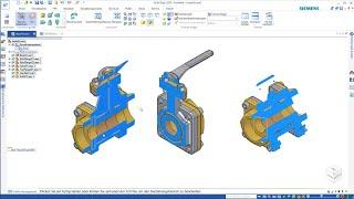 Solid Edge Tutorial: Aufbau von Baugruppen nachvollziehen