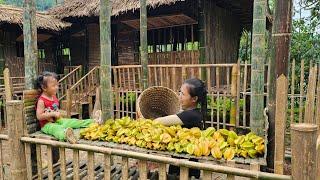 Build bamboo shelves to sell more vegetables and make swings for your daughter