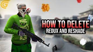 HOW TO DELETE YOU REDUX & RESHADE IN GRAND RP #viral #grandrp