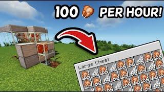 Simple Minecraft Chicken Farm 1.20+ (Step by step Guide)