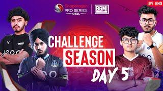 [HINDI] BGMI Snapdragon Mobile Challenge Season Day 5 | Season 6 India