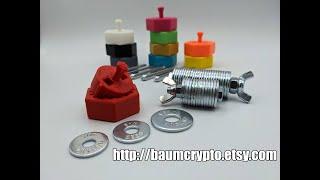 How do I even ...? Crypto Seed Word Backup Jig With Steel Washers!