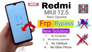 MIUI 12.5 Google Account/ FRP Bypass | All Xiaomi/ Redmi/ MI MIUI 12.5 FRP Bypass New Security 2024