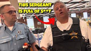 Police Sergeant Lies To Get ID 1st Amendment Lesson Given