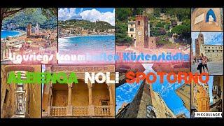 Ligurien Die schönsten Städte Albenga Noli Spotorno an der Italienischen Riviera Sehenswürdigkeiten