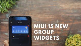 Xiaomi New Group Widgets On Miui 14 Beta Update | Miui 15 App Vault & Launcher Update