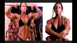 Female Bodybuilder Michelle Cummings Pump Room