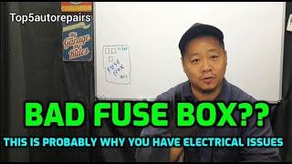 BAD CAR FUSE BOX SYMPTOMS