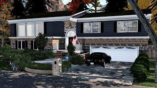 REALISTIC SPLIT LEVEL SUBURBAN HOME in The Sims 4