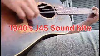 1940's Gibson J-45 Sound Test