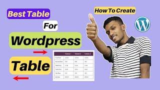 Best Table For Wordpress | How To Create Table In Wordpress | Best Wordpress Table Plugin #blog
