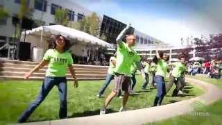 NVIDIA Style!    (Employees FlashMob at HQ).