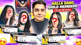 Face Reveal Of All Nalla Gang Guild Members  - Garena Free Fire