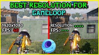 BEST RESOLUTION FOR GAMELOOP | PUBG MOBILE 3.4 NO LAG RESOLUTION | IPAD VIEW