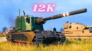 FV4005 Stage II  12K Damage & FV4005 Stage II  11K Damage World of Tanks #wot