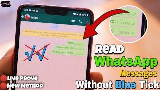 How To Read Whatsapp Messages  Without Seen (Letting The Sender Know) In 2023