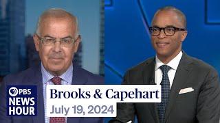 Brooks and Capehart on Trump's familiar message and the pressure on Biden to end his bid