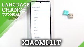 How to Change Language on XIAOMI 11T - Set Up Device Language