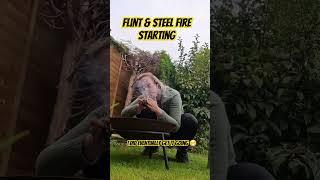 Starting Fires | Flint & Steel | Survival Skills #uk #wilderness #wildernesssurvival #bushcraft