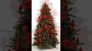 Royal Christmas - Decoration Set Artificial Christmas Tree - Red - 02