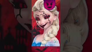 Frozen Elsa Halloween‍️ #bhoot #horrorstories #reallife #elsa #cartoon #shorts #youtubeshorts