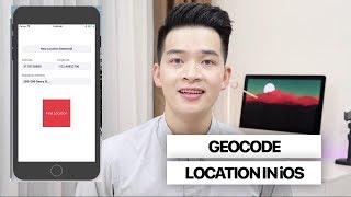 How to Geocode Locations in iOS | Introduction to Core Location Pt 2