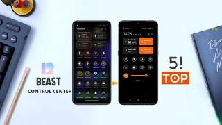 MIUI 12 top 5 control center | miui 12 best control center theme