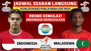 Jadwal Kualifikasi Piala Asia U20 - Indonesia vs Maladewa - Jadwal Timnas Indonesia Live Indosiar