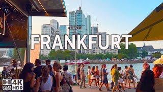 Frankfurt, Germany 4K Walking Tour | Luxurious streets in HDR