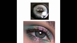 W147-Dolly blue big eyes contact lense #contactlenses #eyelenses #beauty #coloredlenses #softlens