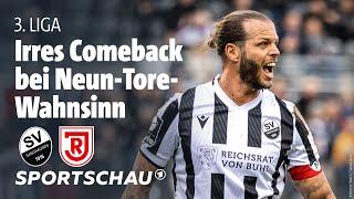 SV Sandhausen - SSV Jahn Regensburg Highlights 3. Liga, 26. Spieltag | Sportschau Fußball