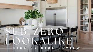 Sub Zero lookalike fridge for 1/3 the price! | Frigidaire Side by Side Review