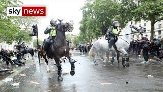 Home Secretary condemns Black Lives Matter protesters over violence