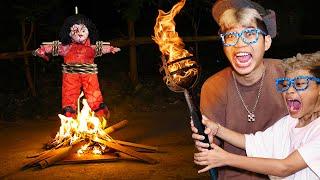 SELAMAT TINGGAL CHUCKY BONEKA MENGERIKAN!!! DIA NGAMUK, HAMPIR KABUR KETIKA DI BAKAR!!!