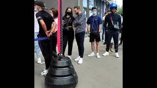 Queue for Messi Jersey number 30 at PSG store, Paris.