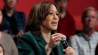 ‘Shut up and listen’: Harris town hall slammed for not allowing audience questions