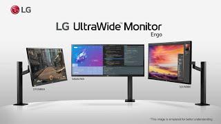 LG UltraWide Ergo Monitor | Designed Around You