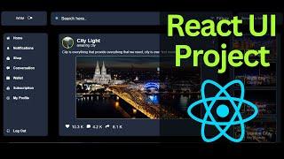 React.js UI Project In Hindi || React.js Project for Beginner's
