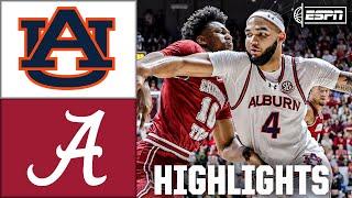 Auburn Tigers vs. Alabama Crimson Tide | Full Game Highlights | ESPN College Basketball