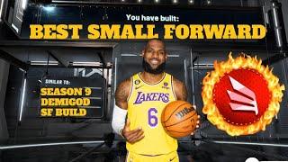 SEASON 9: NEW BEST SMALL FORWARD BUILD IN NBA 2K23! MOST OVERPOWERED POINT FORWARD DEMIGOD BUILD!