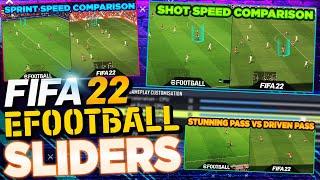 FIFA 22 | eFootball 2022 Sliders - Best Sliders to date! [Tutorial Guide & Comparison]