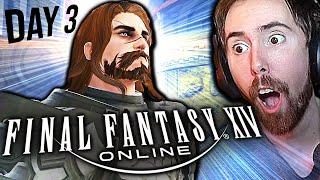 Level 30! Asmongold Becomes a WARRIOR in FFXIV | DAY 3