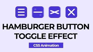 Hamburger Button Toggle Effect