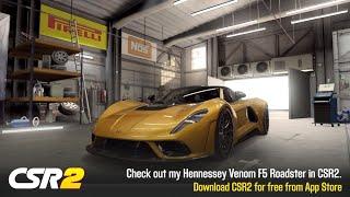 CSR2 - Venom F5 Roadster (gold) (manual launch) - tune & shift - 6.837