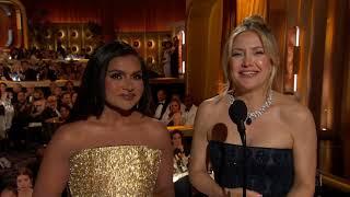 Mindy Kaling and Kate Hudson Presents Best TV Female Actor – Musical/Comedy | 82nd Golden Globes