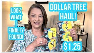 DOLLAR TREE HAUL | FOUND THEM | $1.25 | YAY | I LOVE THE DT #haul #dollartree #dollartreehaul