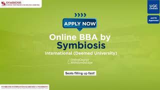 Choose Online BBA from SSODL and earn a Symbiosis degree from the comfort of your home!